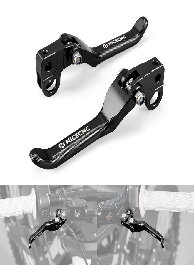 NICECNC Brake Levers Folding Front Rear Brake Levers Compatible with Surron Light bee X/S/ L1E Motorcycle Aluminum CNC Brake Lever Compatible with Segway X160 X260 See Fitment - Image 1